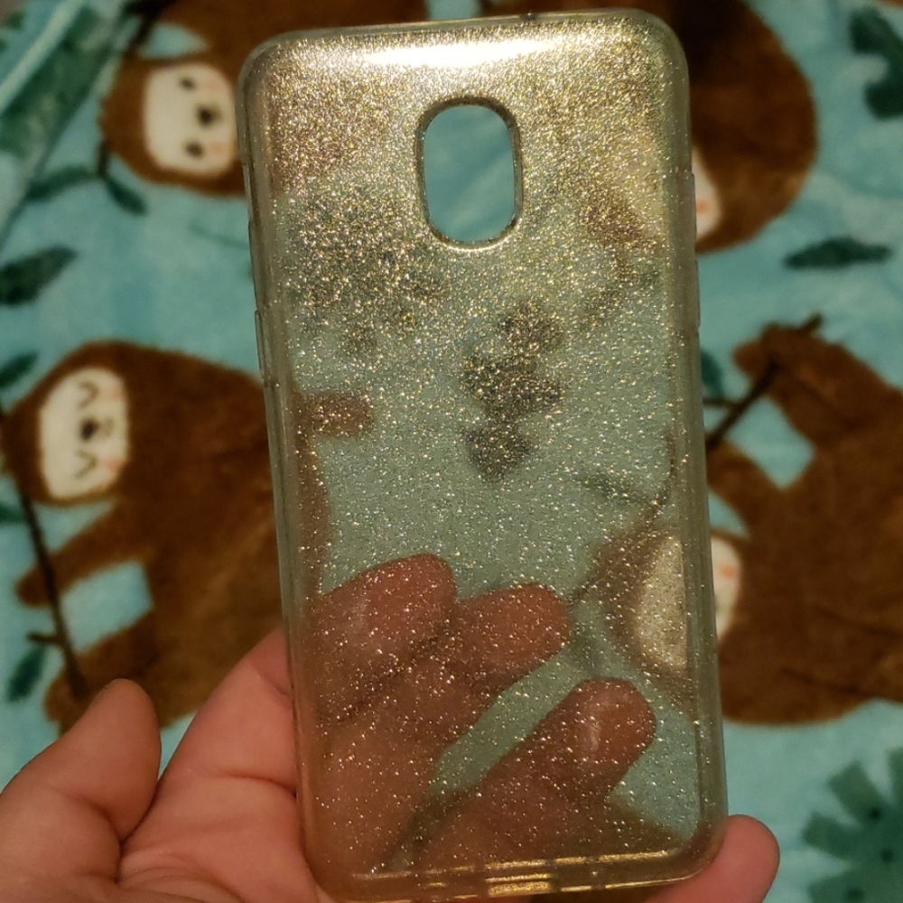 Samsung Galaxy J3 Sparkly Protective Phone Case